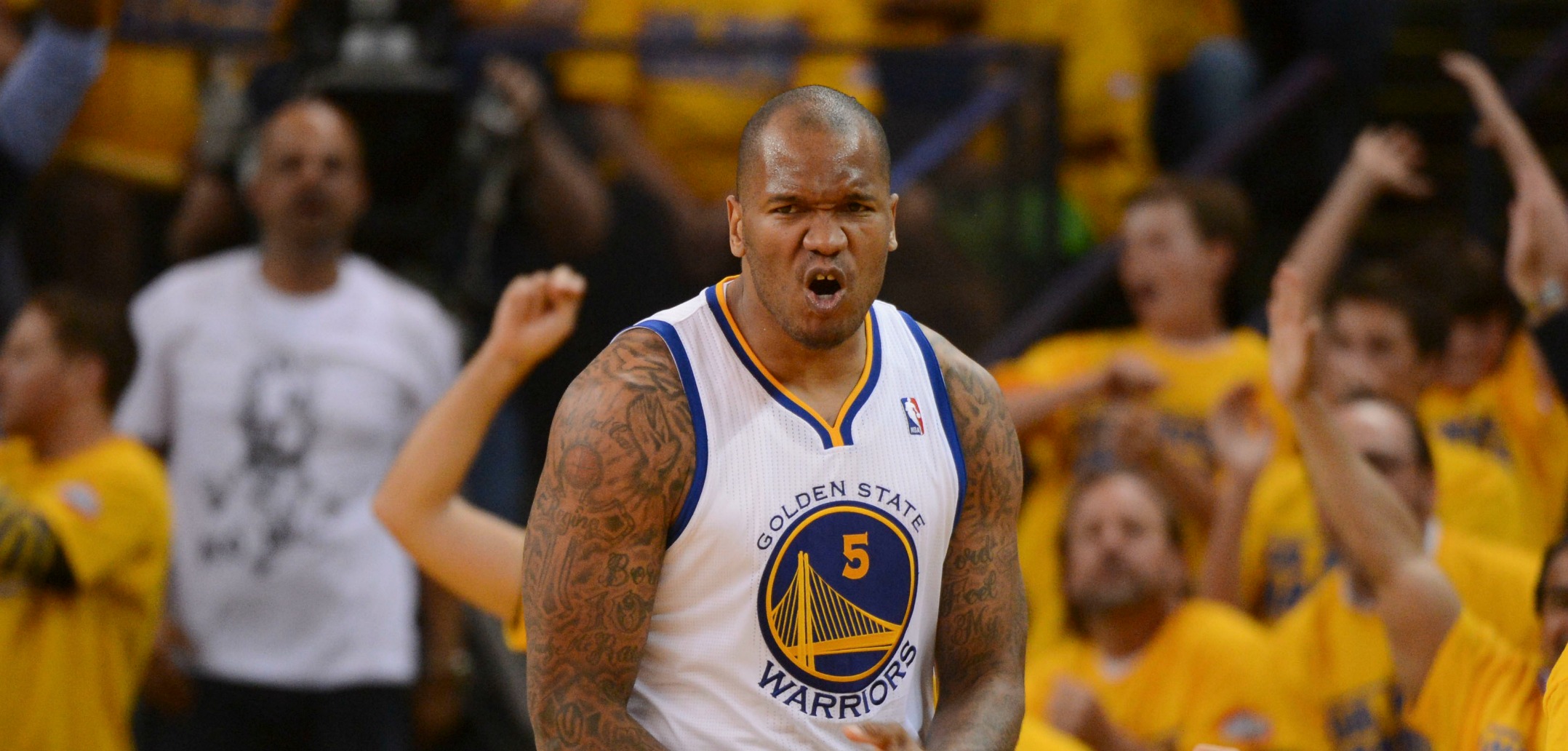 Report: Steve Kerr Expects Marreese Speights to Play in Game 1 of NBA Finals2156 x 1032