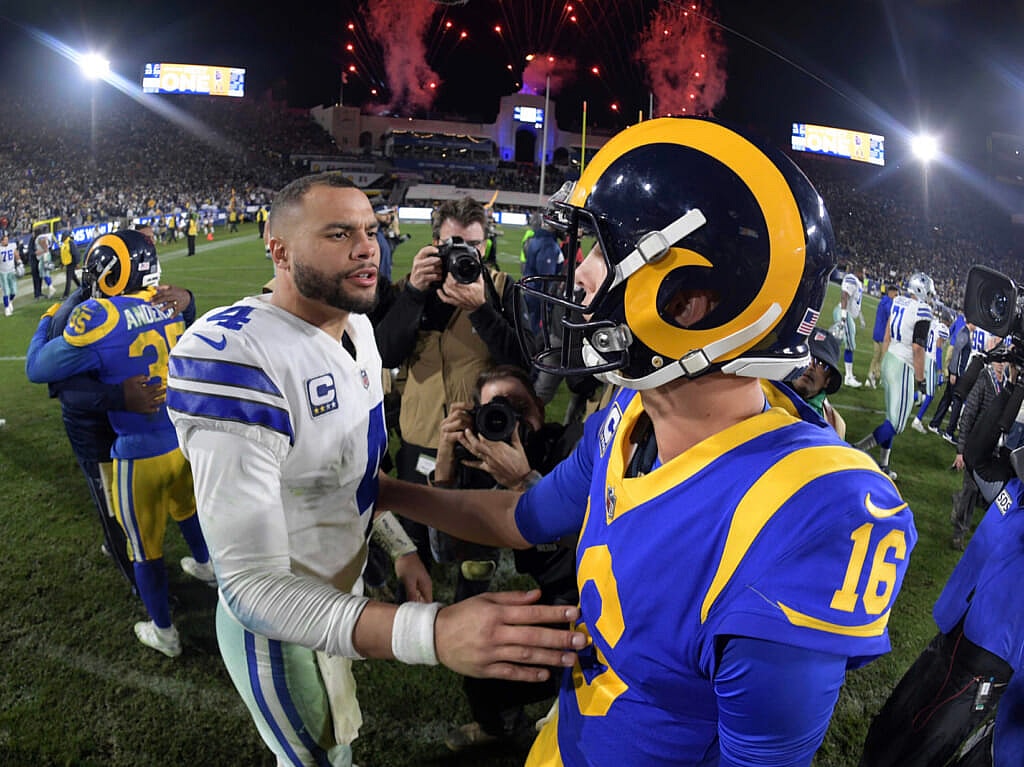 Cowboys Rams Week 15 Jared Goff Dak Prescott