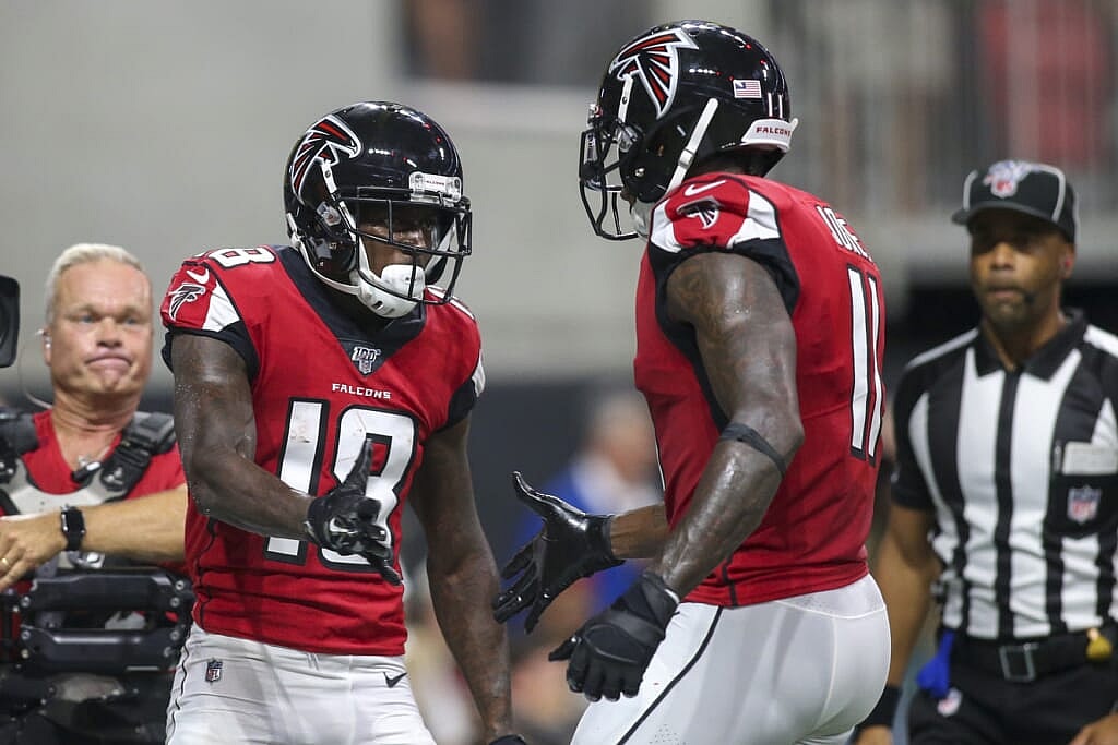 NFL wide receiver rankings: Julio Jones and Calvin Ridley