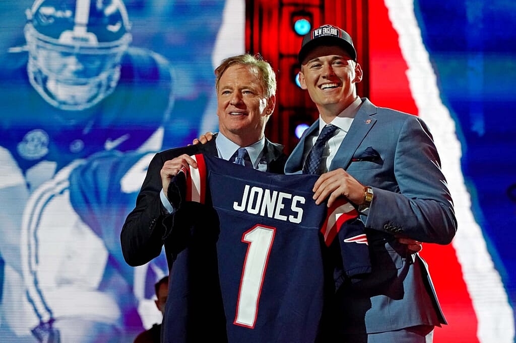 New England Patriots rookie QB Mac Jones