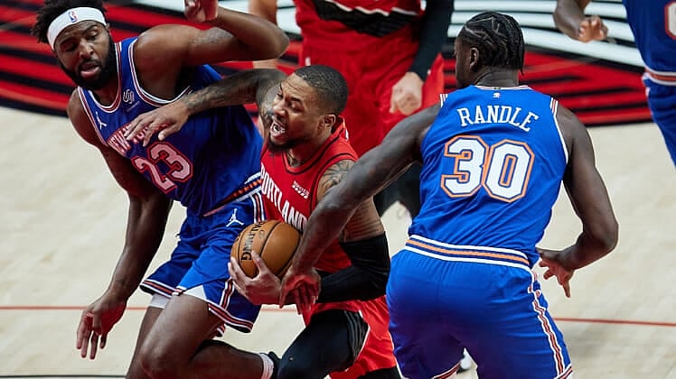 damian lillard trade scenarios to the new york knicks