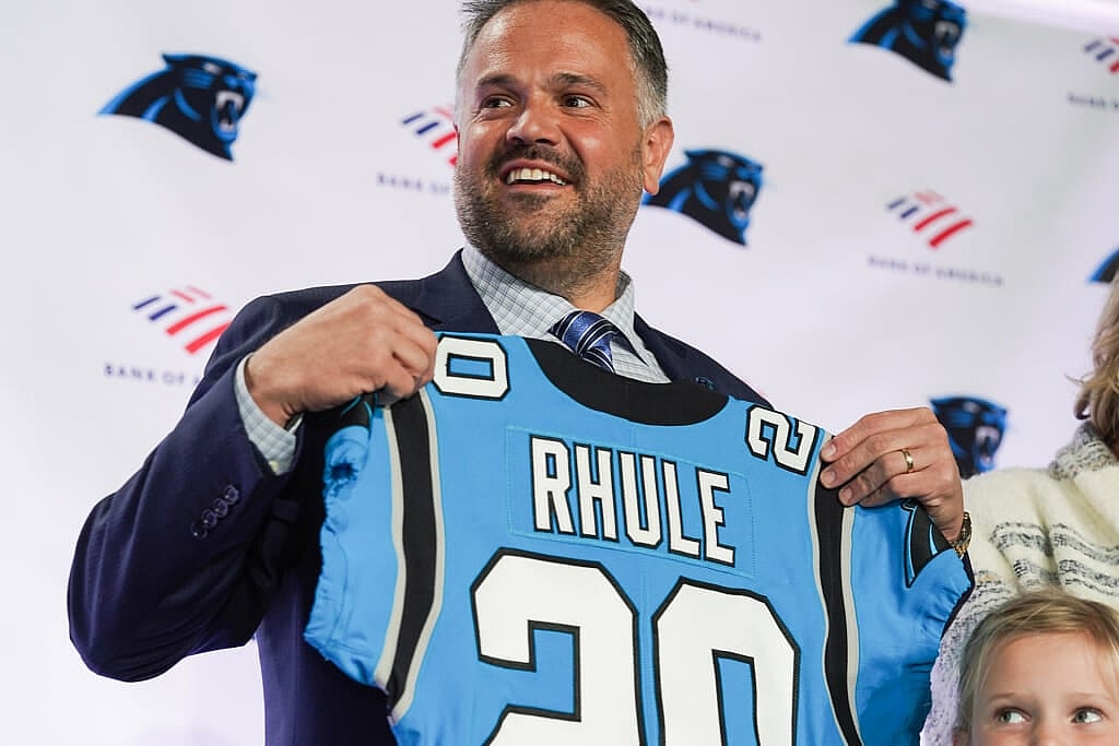 NFL: Carolina Panthers-Coach Matt Rhule Press Conference
