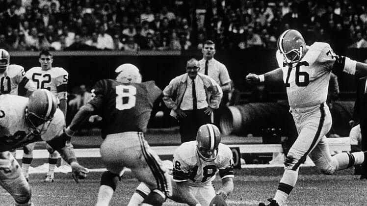 best kicker nfl history: lou groza