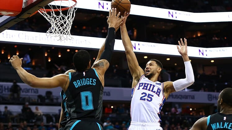 ben simmons, charlotte hornets trade scenarios