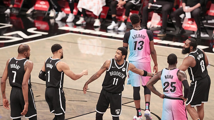 NBA: Miami Heat at Brooklyn Nets