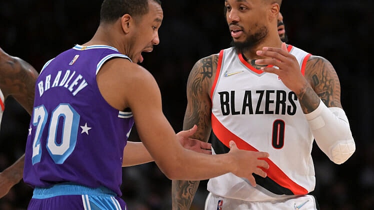 NBA: Portland Trail Blazers at Los Angeles Lakers