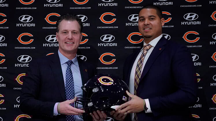 NFL: Chicago Bears-Head Coach Matt Eberflus Press Conference