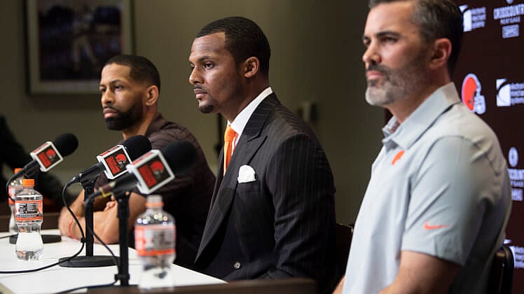 NFL: Cleveland Browns-Deshaun Watson Press Conference