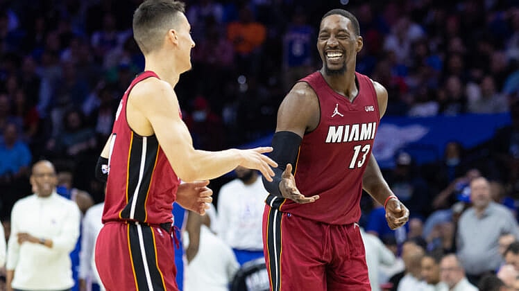 NBA: Playoffs-Miami Heat at Philadelphia 76ers