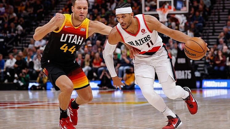 NBA: Portland Trail Blazers at Utah Jazz