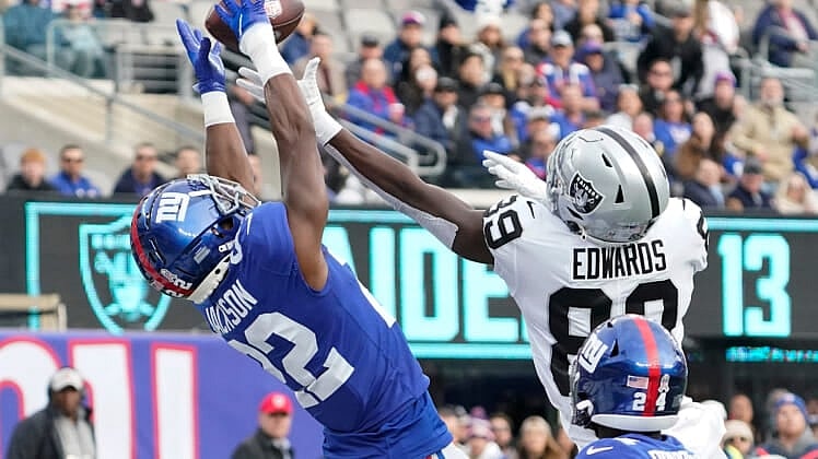 NFL: Las Vegas Raiders at New York Giants