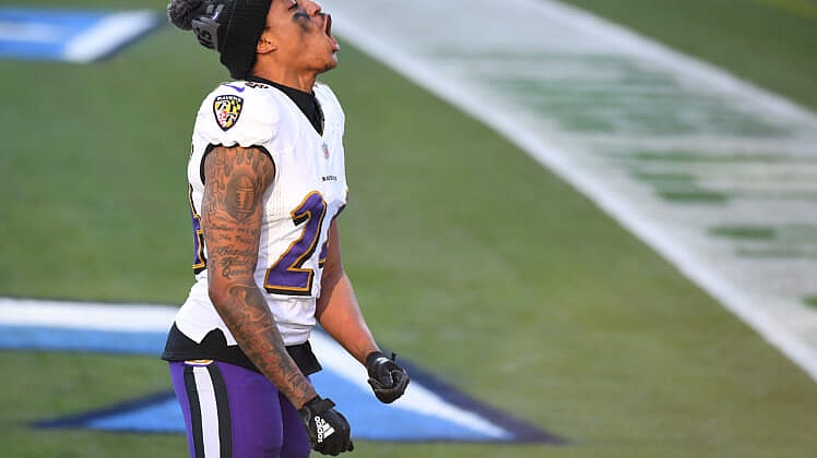 nfl training camp cap casualty: marcus peters, baltimore ravens