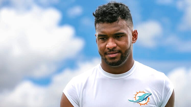 nfl training camps: tua tagovailoa, miami dolphins
