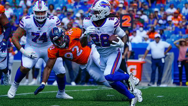 buffalo bills at los angeles rams: james cook