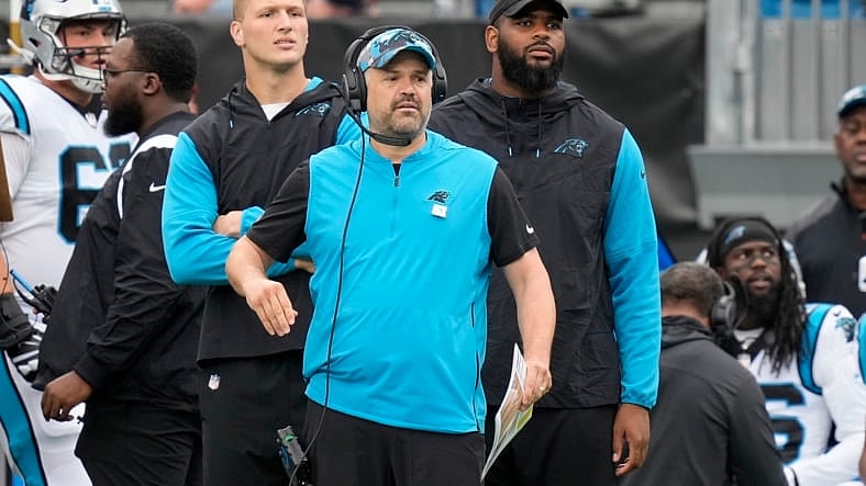 carolina panthers head coach matt rhule
