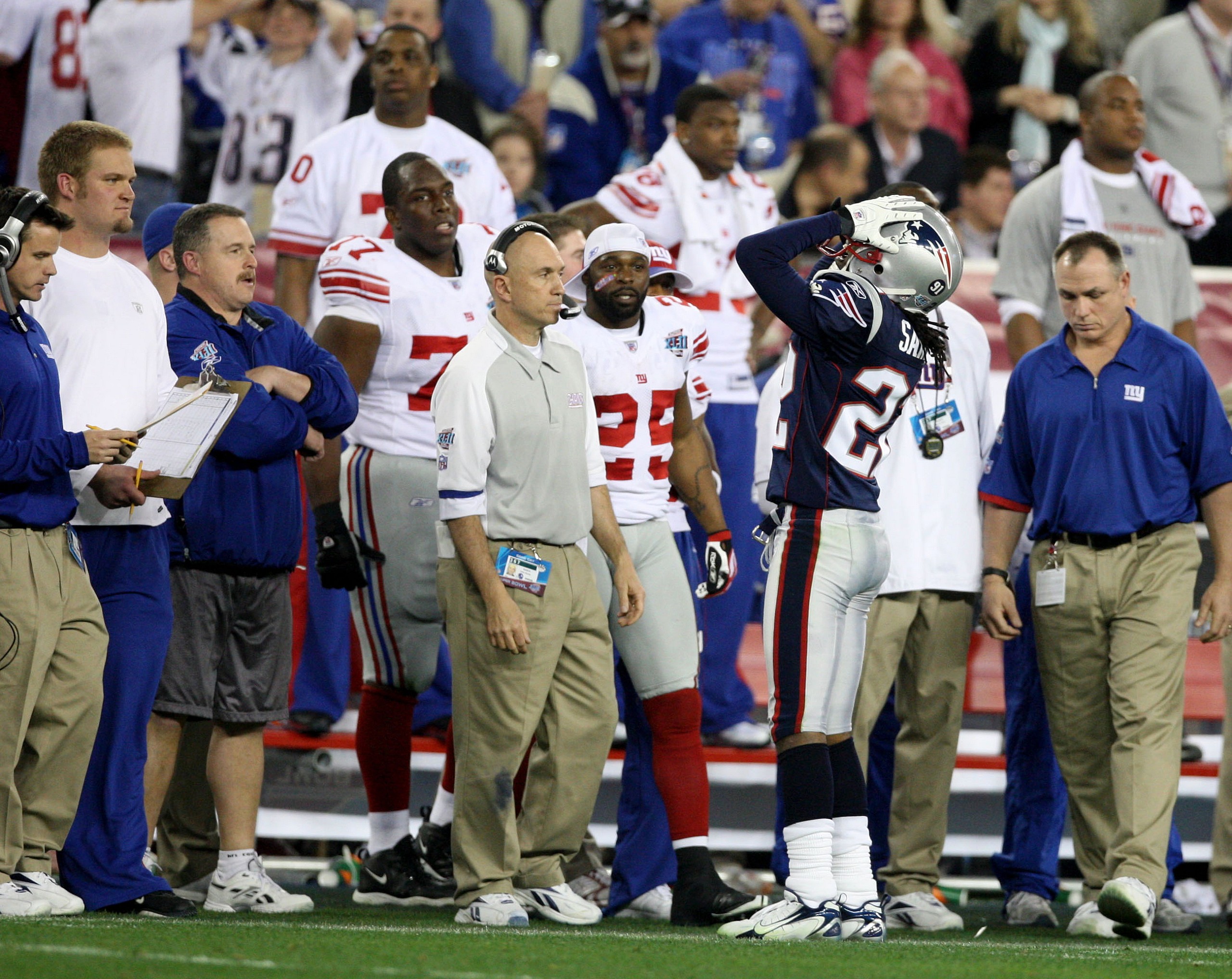 NFL: Super Bowl XLII-New England Patriots vs New York Giants