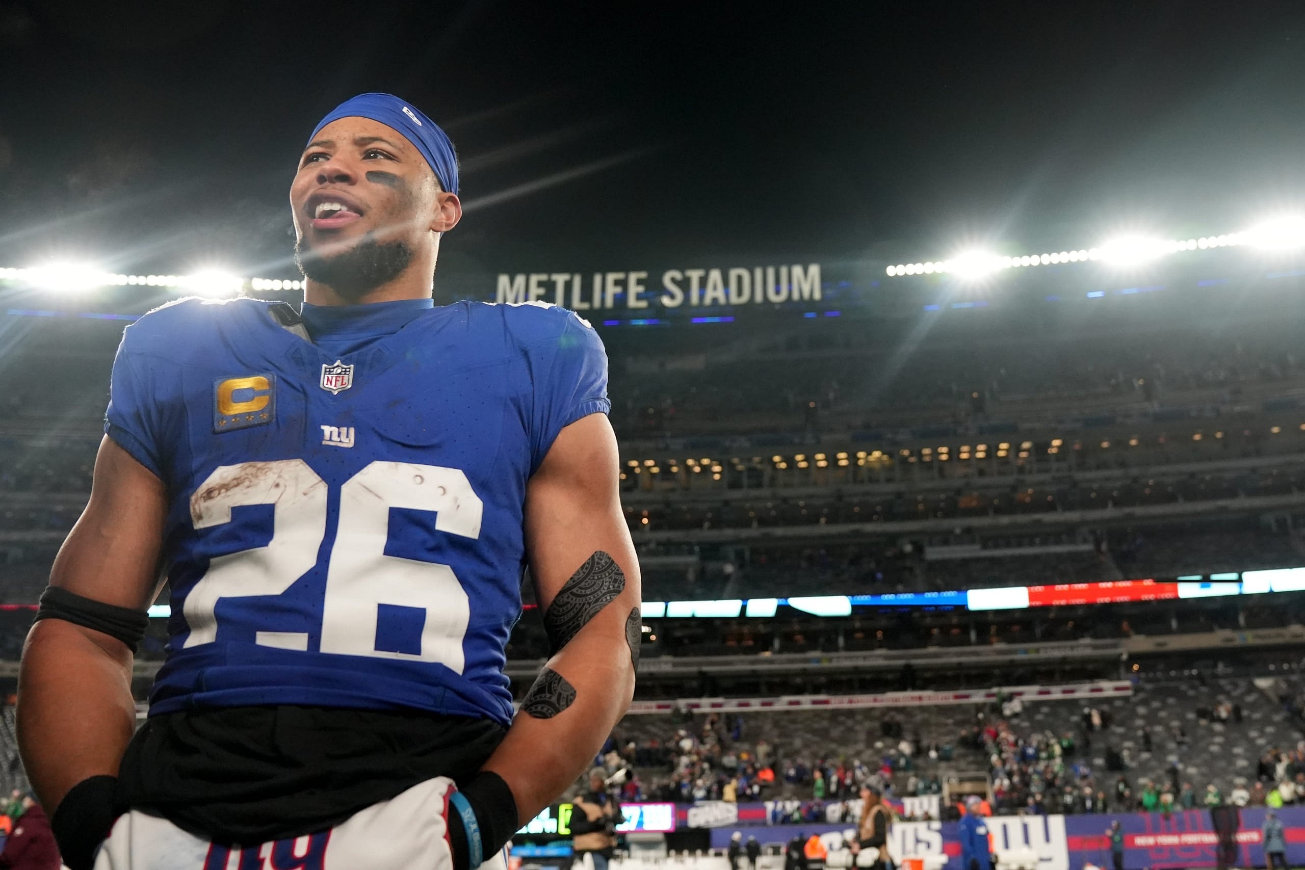 New York Giants running back Saquon Barkley