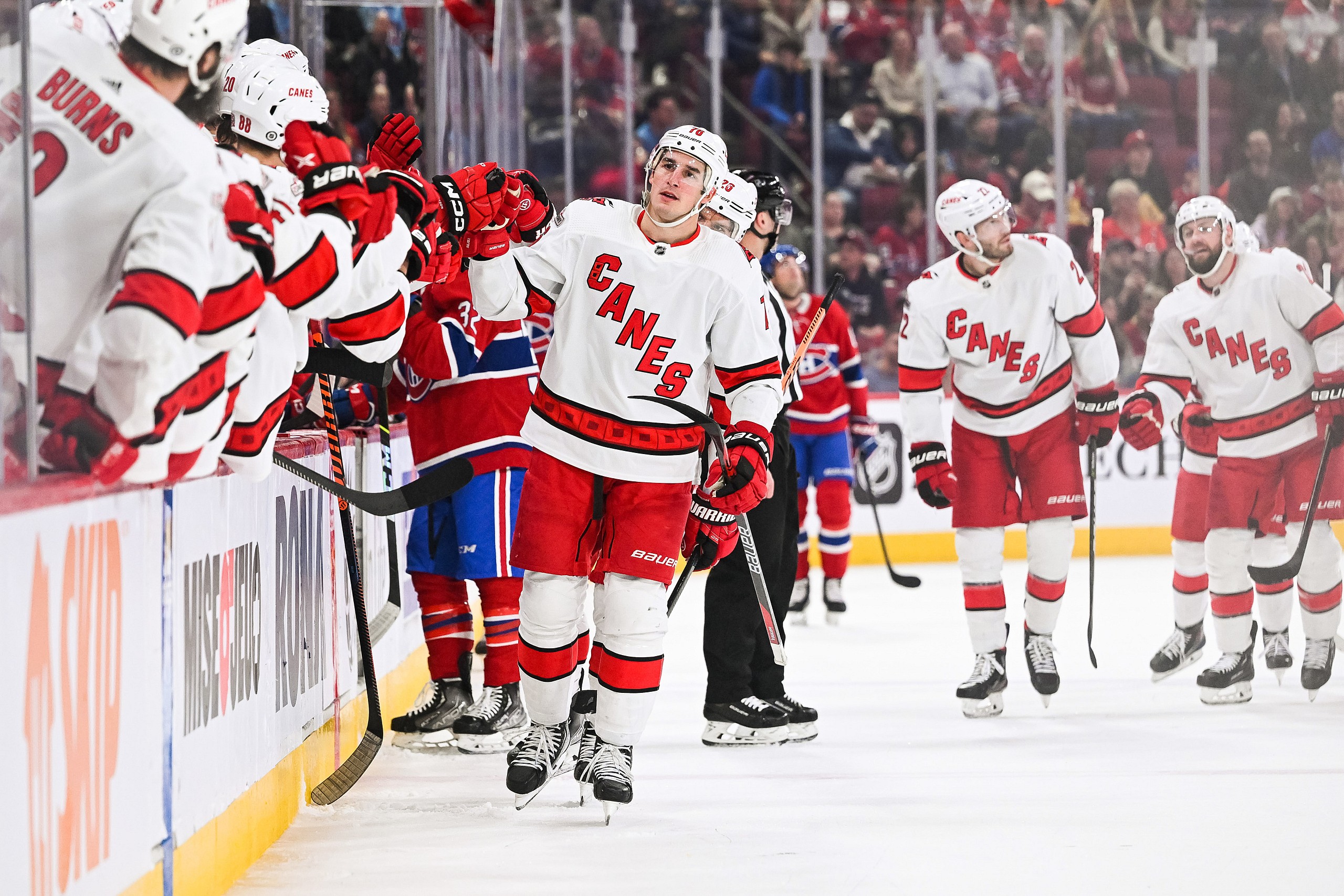 NHL: Carolina Hurricanes at Montreal Canadiens