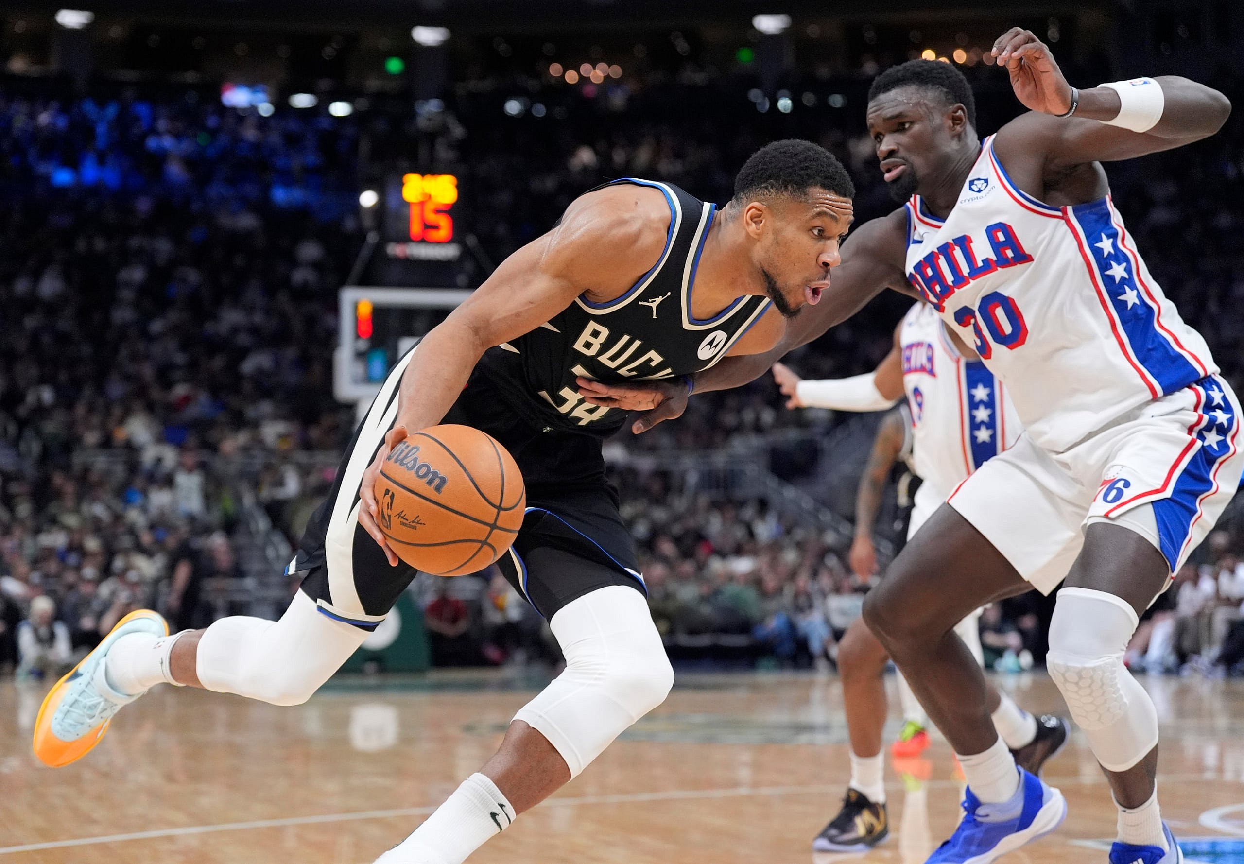 NBA: Philadelphia 76ers at Milwaukee Bucks