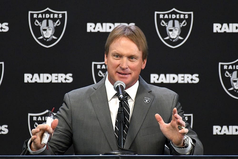 NFL Oakland Raiders Jon Gruden