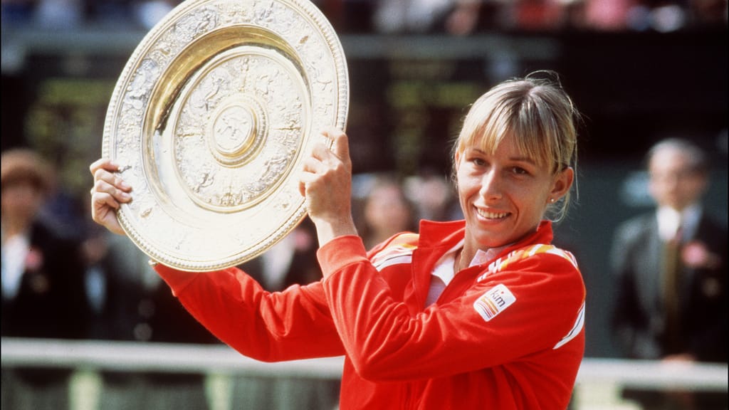 U.S Tennis champion, born Czech Martina Navratilov