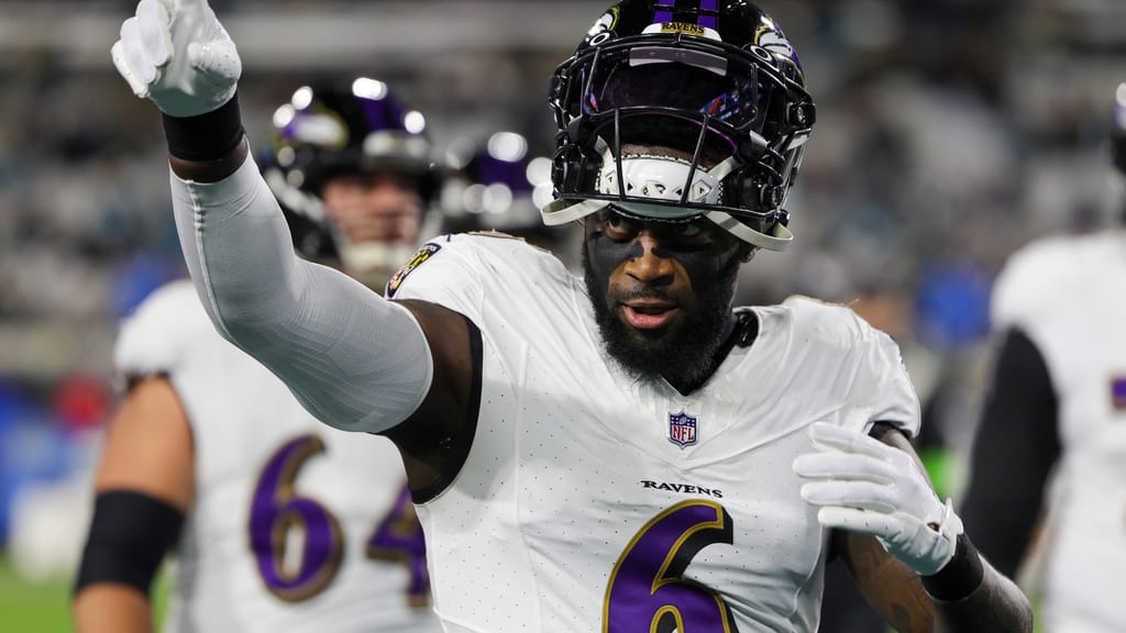 Baltimore Ravens linebacker Patrick Queen