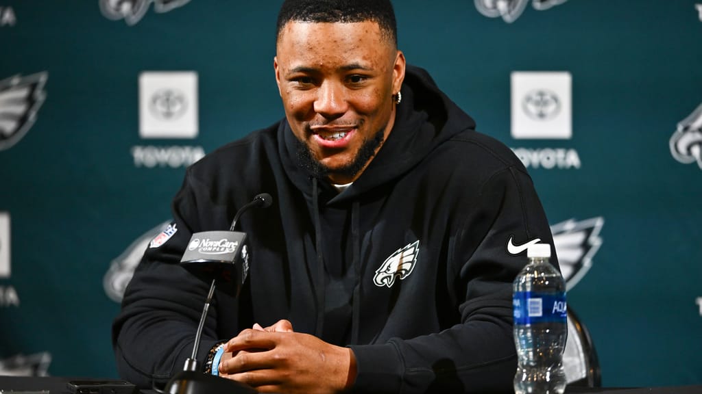 Philadelphia Eagles running back Saquon Barkley