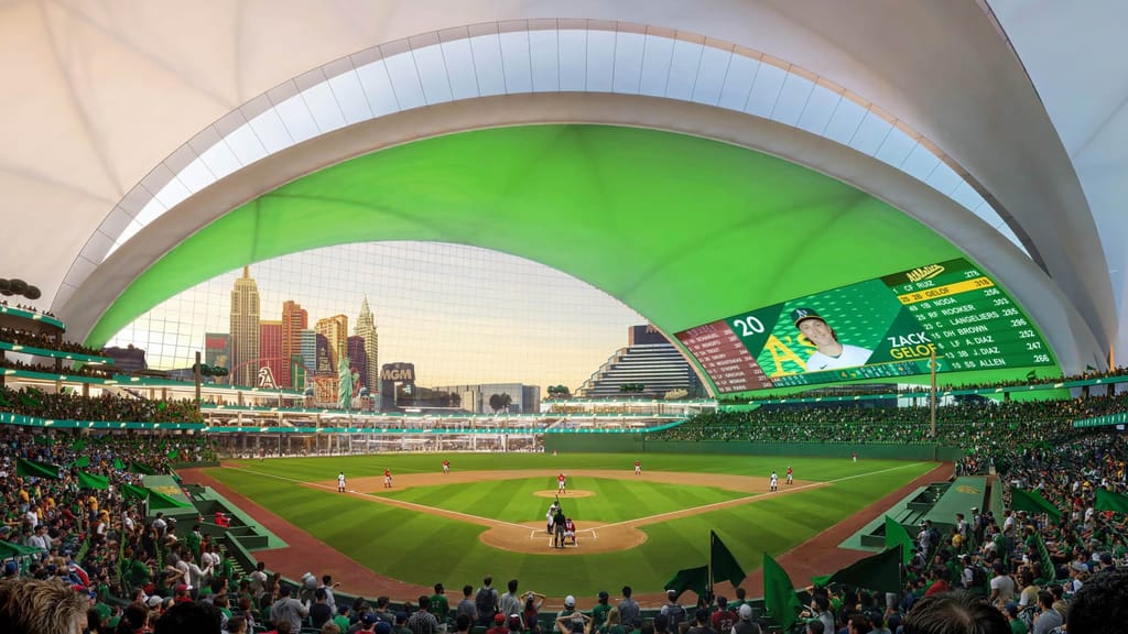 Oakland Athletics Las Vegas stadium renderings
