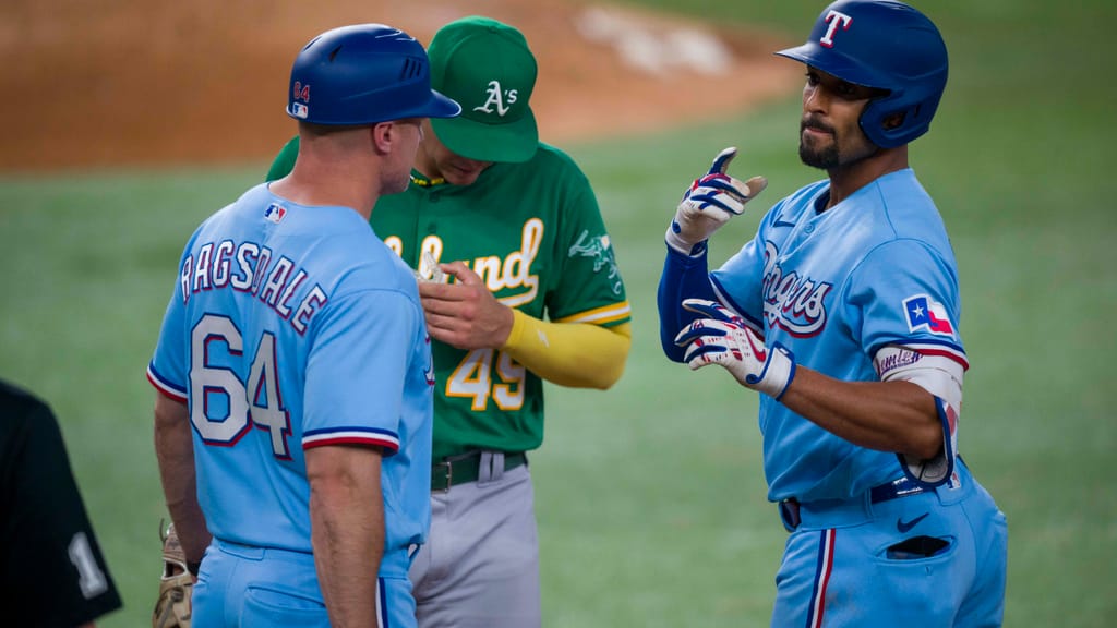 Oakland Athletics, Texas Rangers