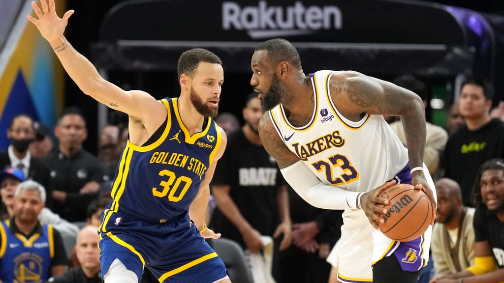 Los Angeles Lakers LeBron James, Golden State Warriors Stephen Curry