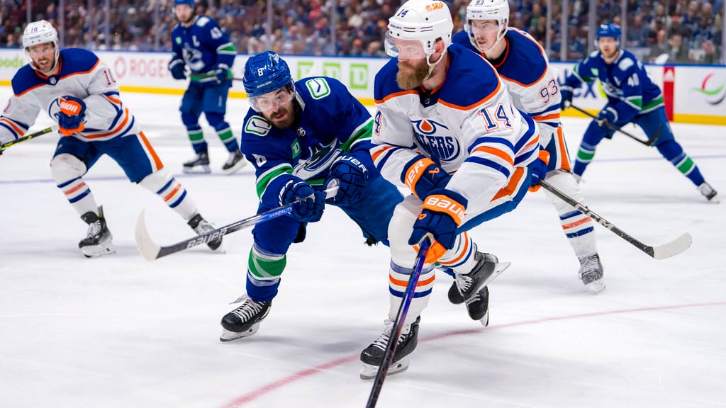 NHL: Stanley Cup Playoffs-Edmonton Oilers at Vancouver Canucks