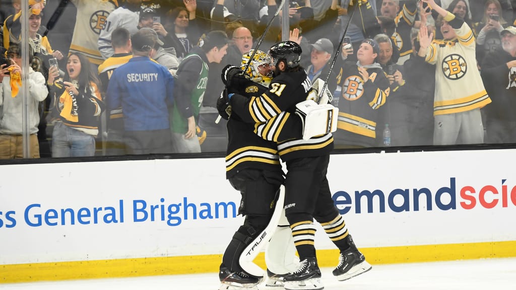 NHL: Stanley Cup Playoffs-Toronto Maple Leafs at Boston Bruins
