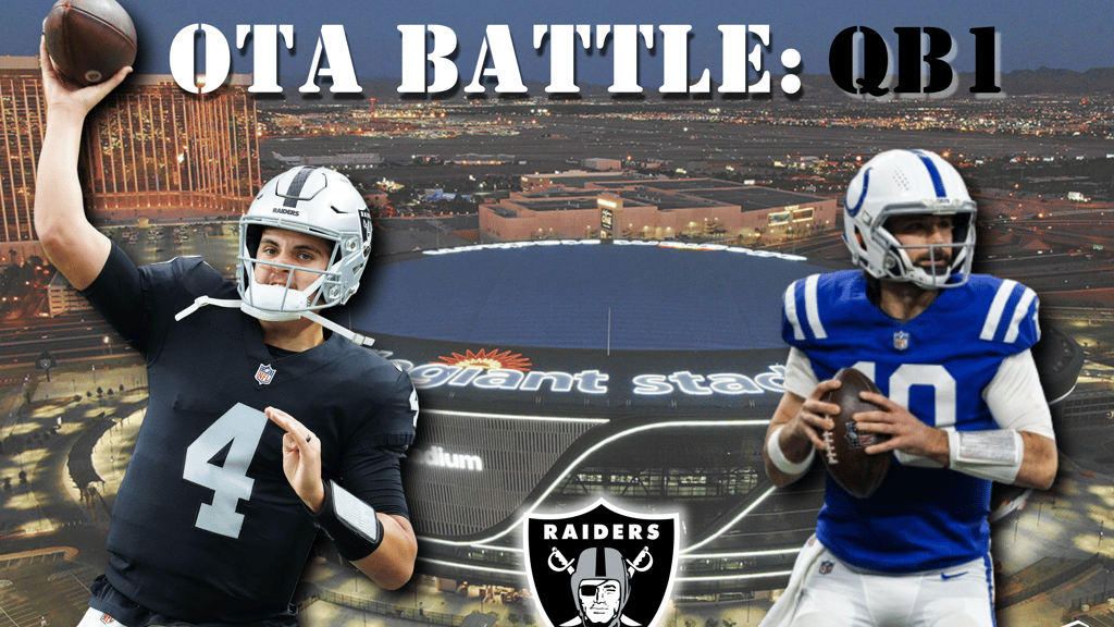 Las Vegas Raiders OTAs Aidan O'Connell Gardner Minshew