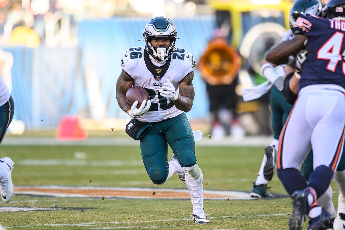 Philadelphia Eagles' Miles Sanders