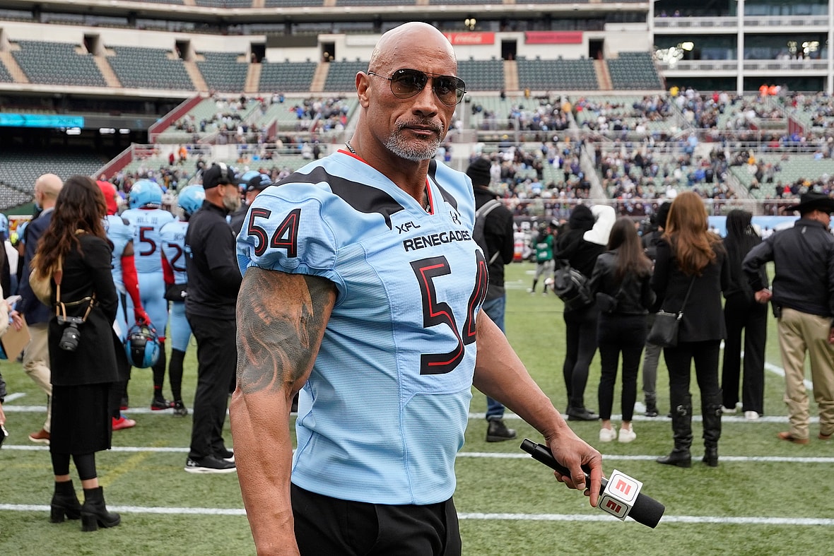 xfl, dwayne johnson