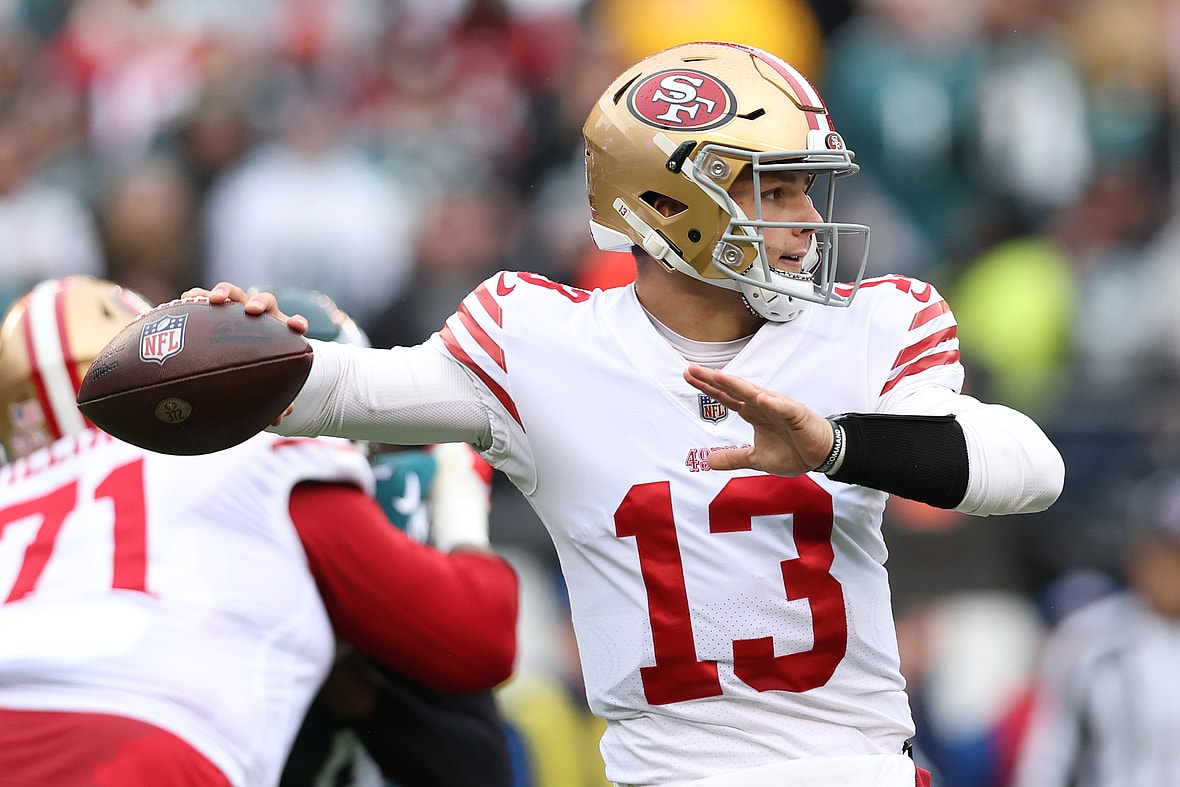 San Francisco 49ers quarterback Brock Purdy