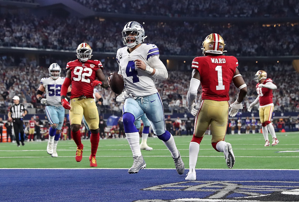 dallas cowboys, san francisco 49ers