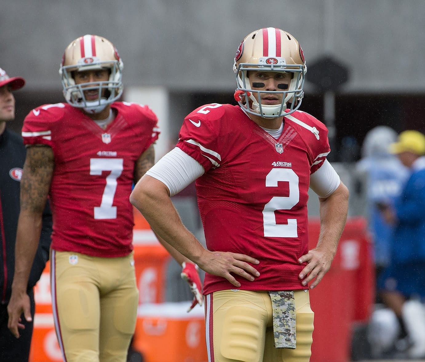 Blaine Gabbert Colin Kaepernick. quarterback