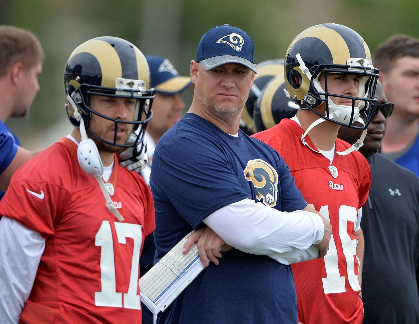 NFL veterans, Case Keenum, Jared Goff