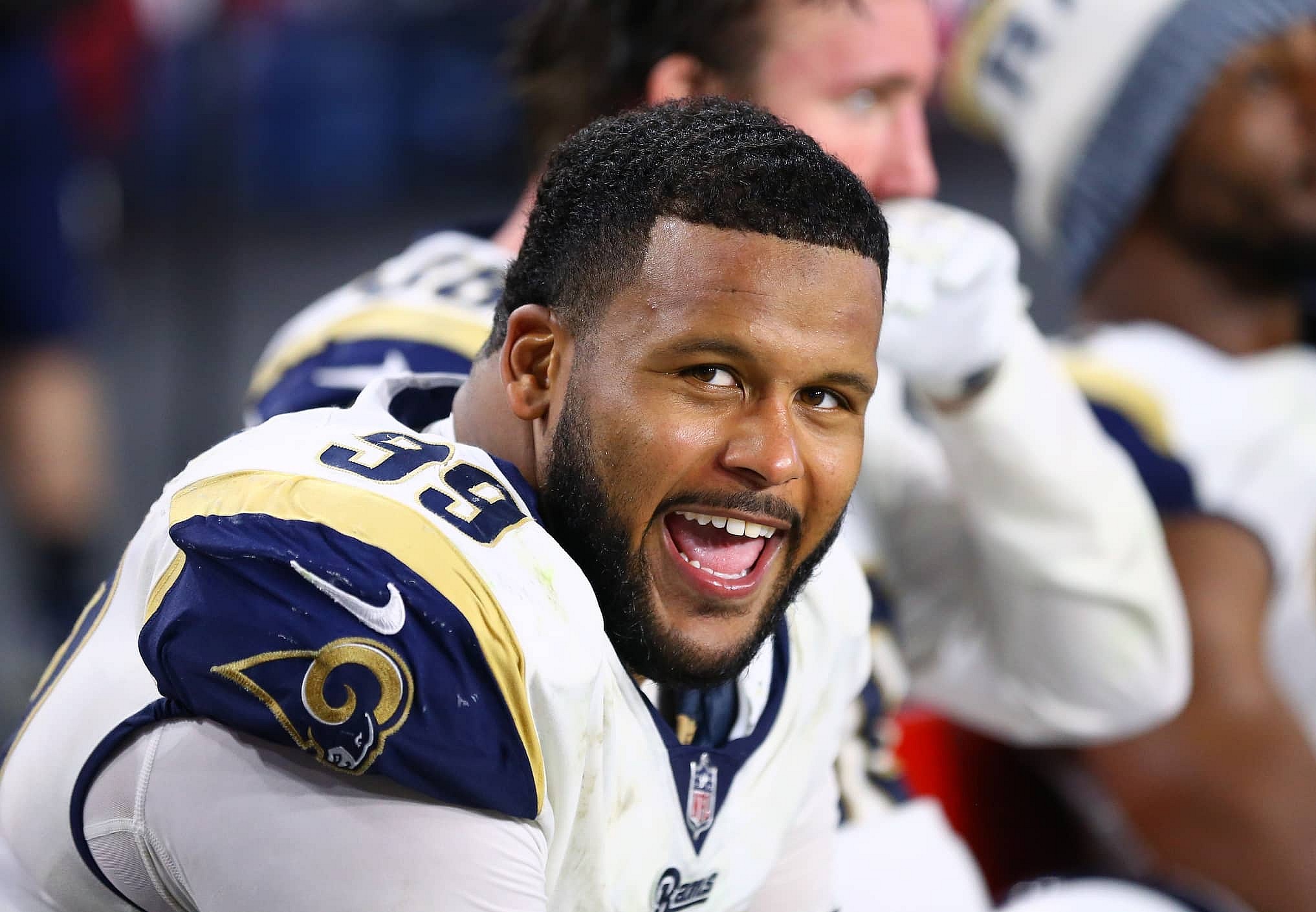 Rams defensive lineman Aaron Donald