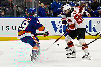 NHL: New Jersey Devils at New York Islanders