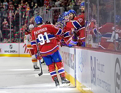 NHL: Calgary Flames at Montreal Canadiens