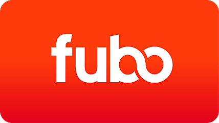 Fubo logo in orange and white