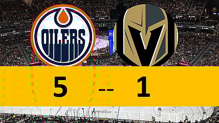 Vegas Golden Knights Game, 5-1 loss Edmonton Oilers