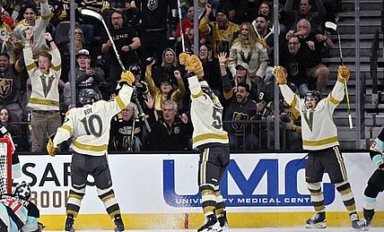 Vegas Golden Knights game, beat Seattle Kraken