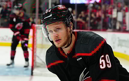NHL: Stanley Cup Playoffs-New York Rangers at Carolina Hurricanes