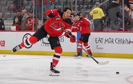 NHL: Columbus Blue Jackets at New Jersey Devils