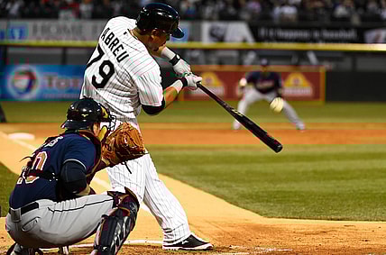 The Cuban Crusher in the White Sox Uniform