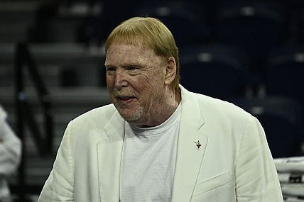 Jul 26, 2022; Chicago, IL, USA;  Las Vegas Aces owner Mark Davis  before the team's game against the Chicago Sky during the Commissioners Cup-Championships at Wintrust Arena. Mandatory Credit: Matt Marton-USA TODAY Sports