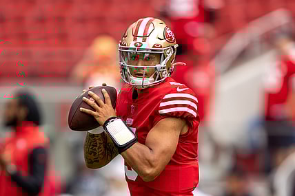 San Francisco 49ers quarterback Trey Lance